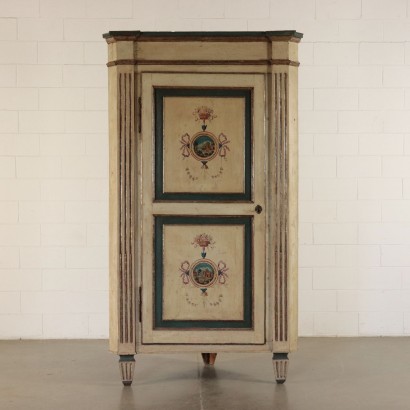 Pair of Corner Cabinets Poplar Piacenza Italy 18th Century