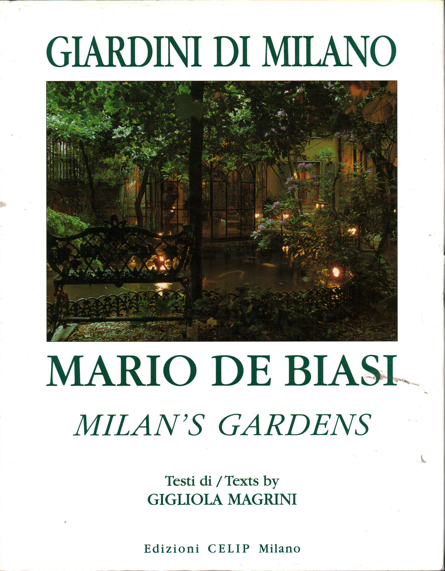 Giardini di Milano/jardines de Milán, Mario de Biasi