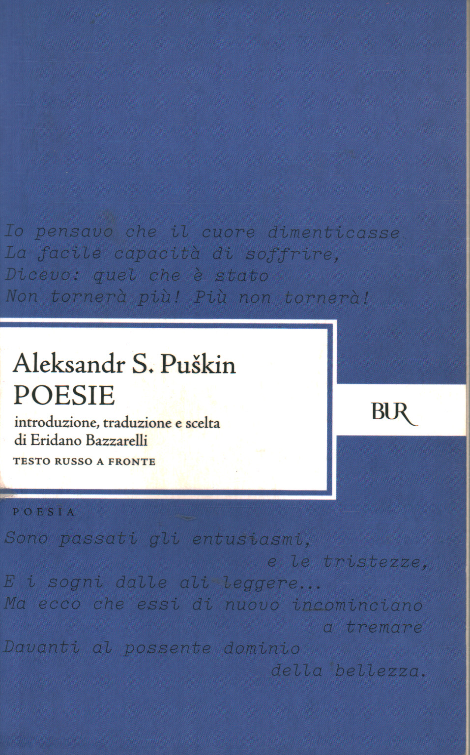 Poesie Aleksandr S Pushkin Poesia Straniera Poesia Libreria Dimanoinmano It