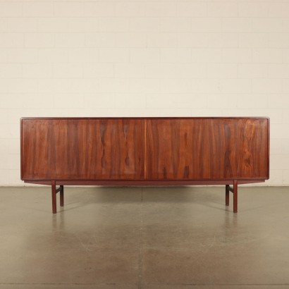 Sideboard, Mahogany Veneer, Italy 1960s Italian Prodution