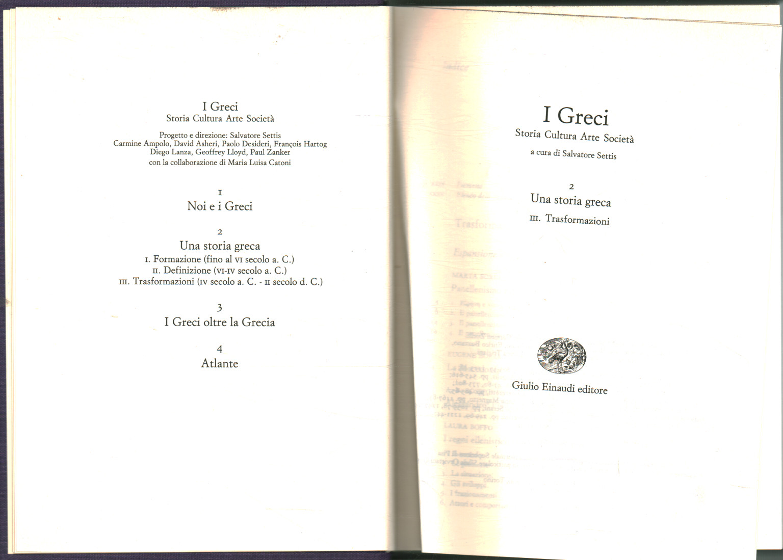 Los griegos historia cultura arte y sociedad. 2. Una historia, Salvatore Settis