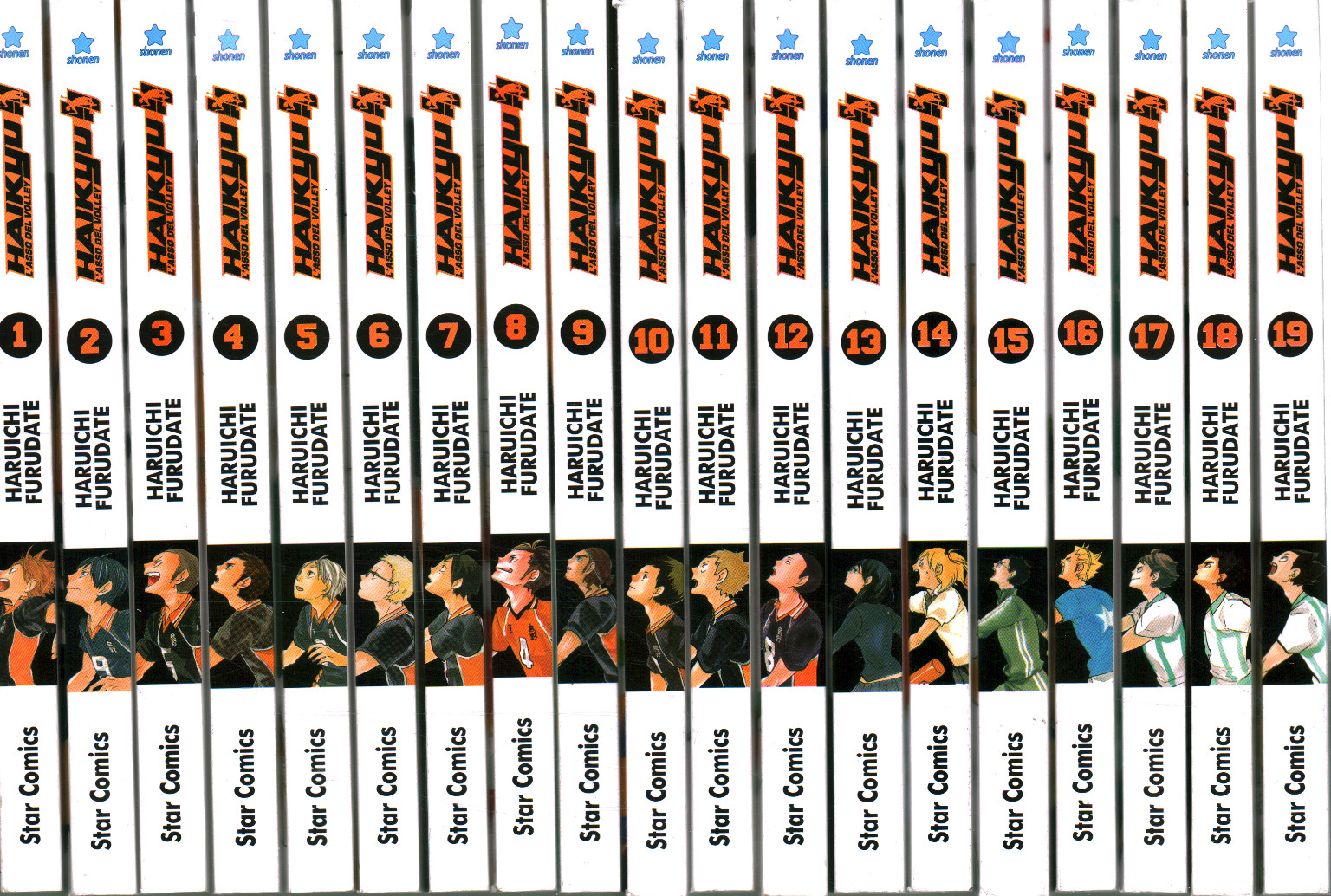 Haikyu. The ace of volleyball (19 Volumes), Haruichi Furudate