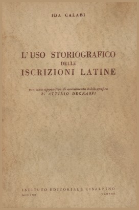 L'uso storiografico delle iscrizioni latine