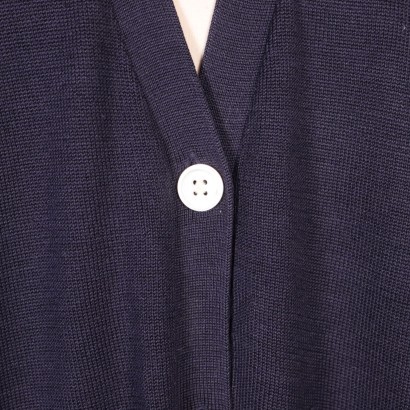 Ralph Lauren Blue Silk Cardigan