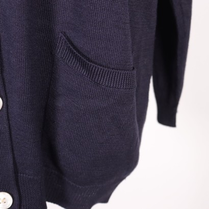 Ralph Lauren Blue Silk Cardigan