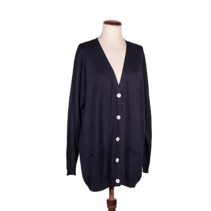 Ralph Lauren Blue Silk Cardigan