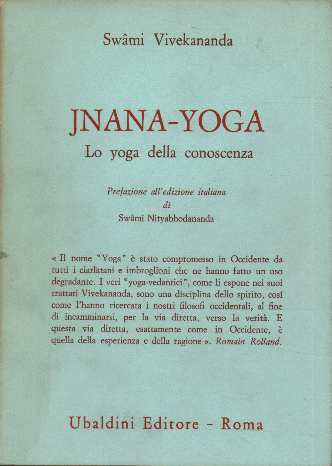 Jnana-Yoga, Swami Vivekananda