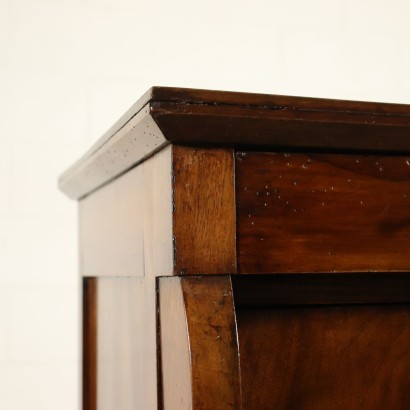 Restoration Bedside Table Walnut Italy 18th Century