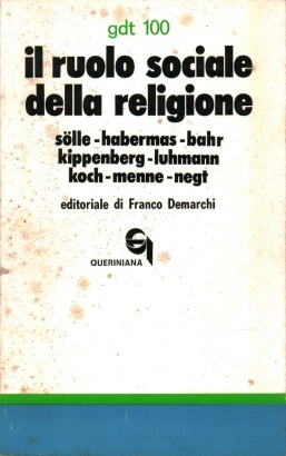 Il ruolo sociale della religione