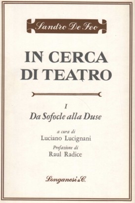 In cerca di teatro (2 Volumi)