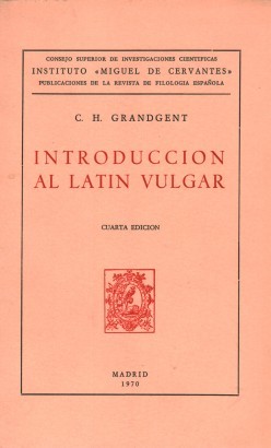 Introduccion al latin vulgar