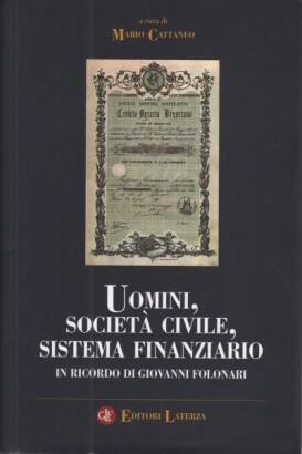 Uomini, società civile, sistema finanziario