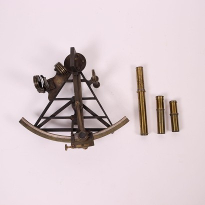 Brass and Mahogany Sextant England 19th Century