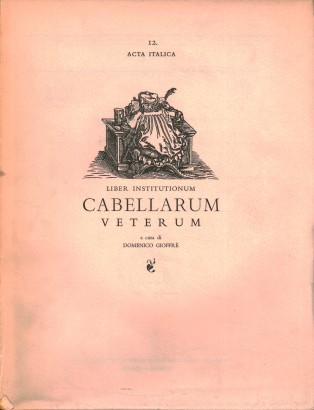 Liber institutionum cabellarum veterum [Communis Janue]