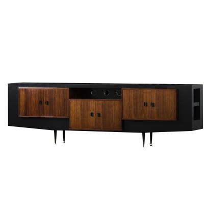 Sideboard Prisma Echo by Di Mano in Mano Wood Brass Italy
