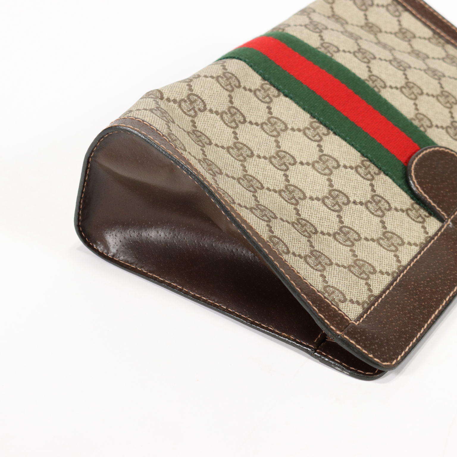 Gucci Vintage Gucci Parfums GG Supreme Canvas Clutch Bag