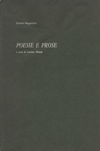 Poems and prose