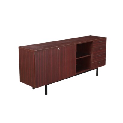 Sideboard Schrank Laminat Metall Italien 1960er