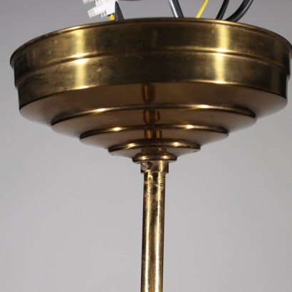 Ceiling Lamp Brass Italy 1950s