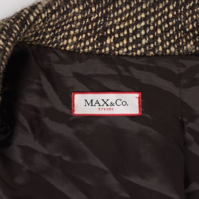 max&co, blazer, made in italy, giacca max&co,, giacca casual,Blazer Marrone Max&Co.