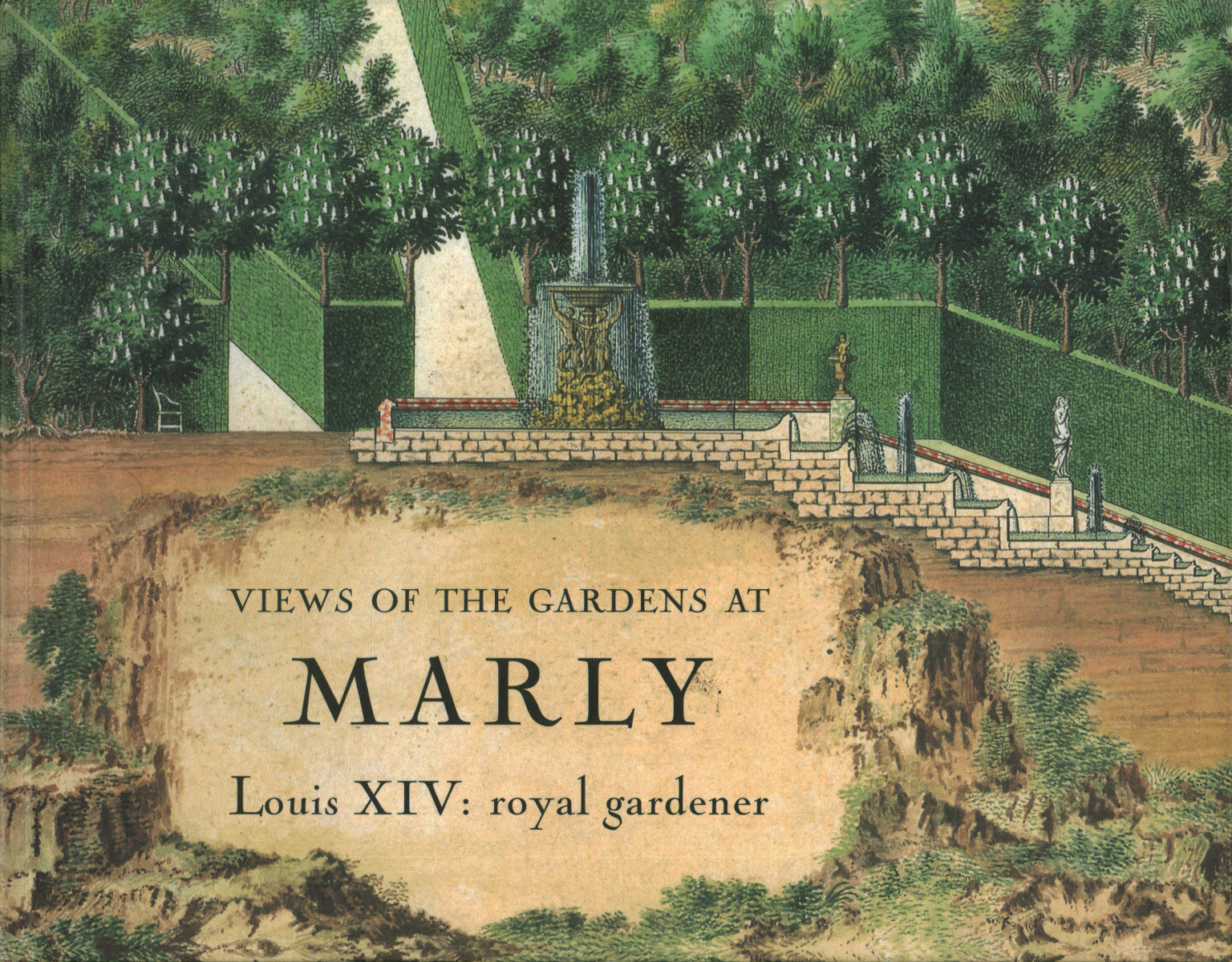 Views of the Gardens at Marly. Louis%2