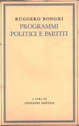 Programmi politici e partiti