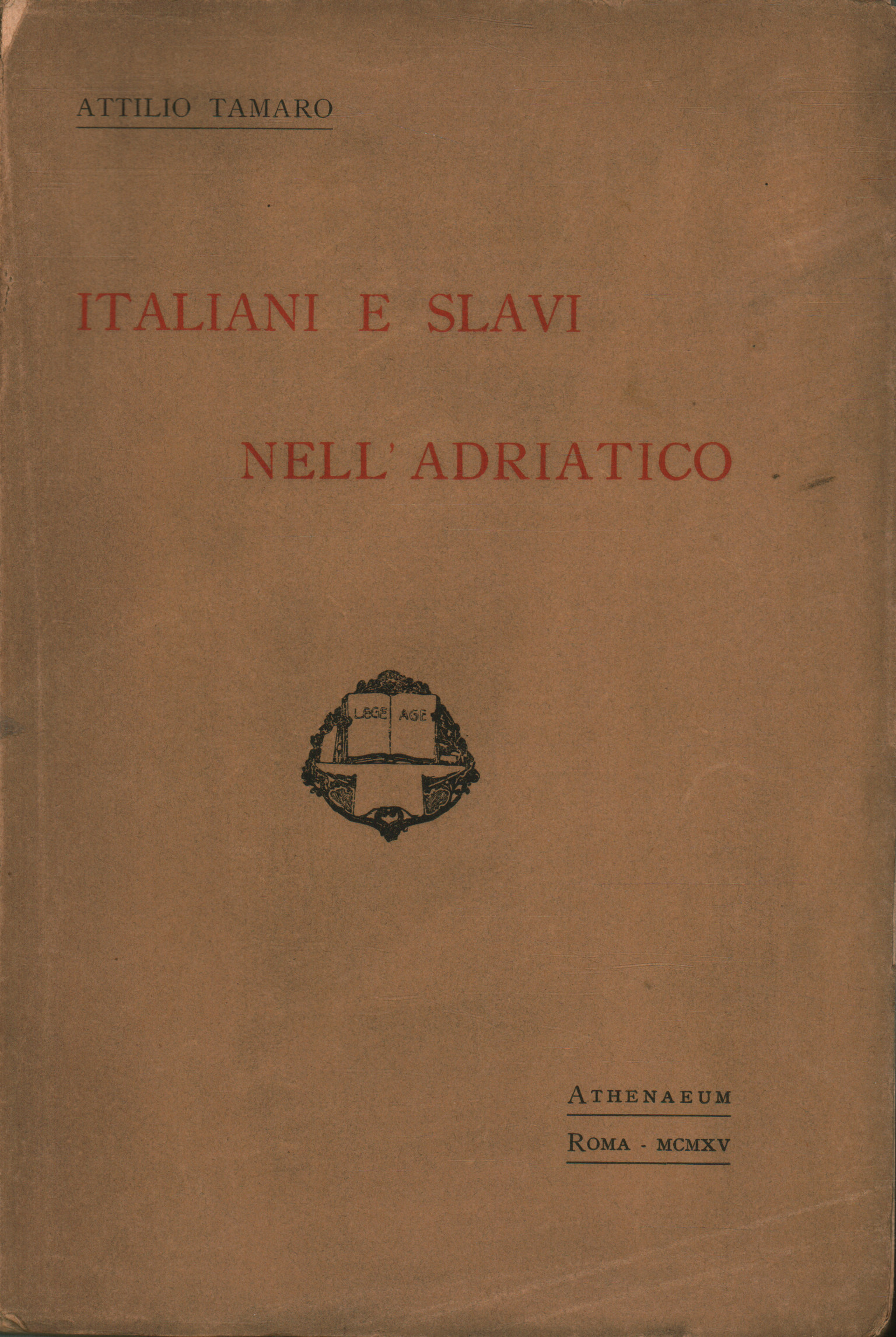 Italiani e slavi nell' Adriatic
