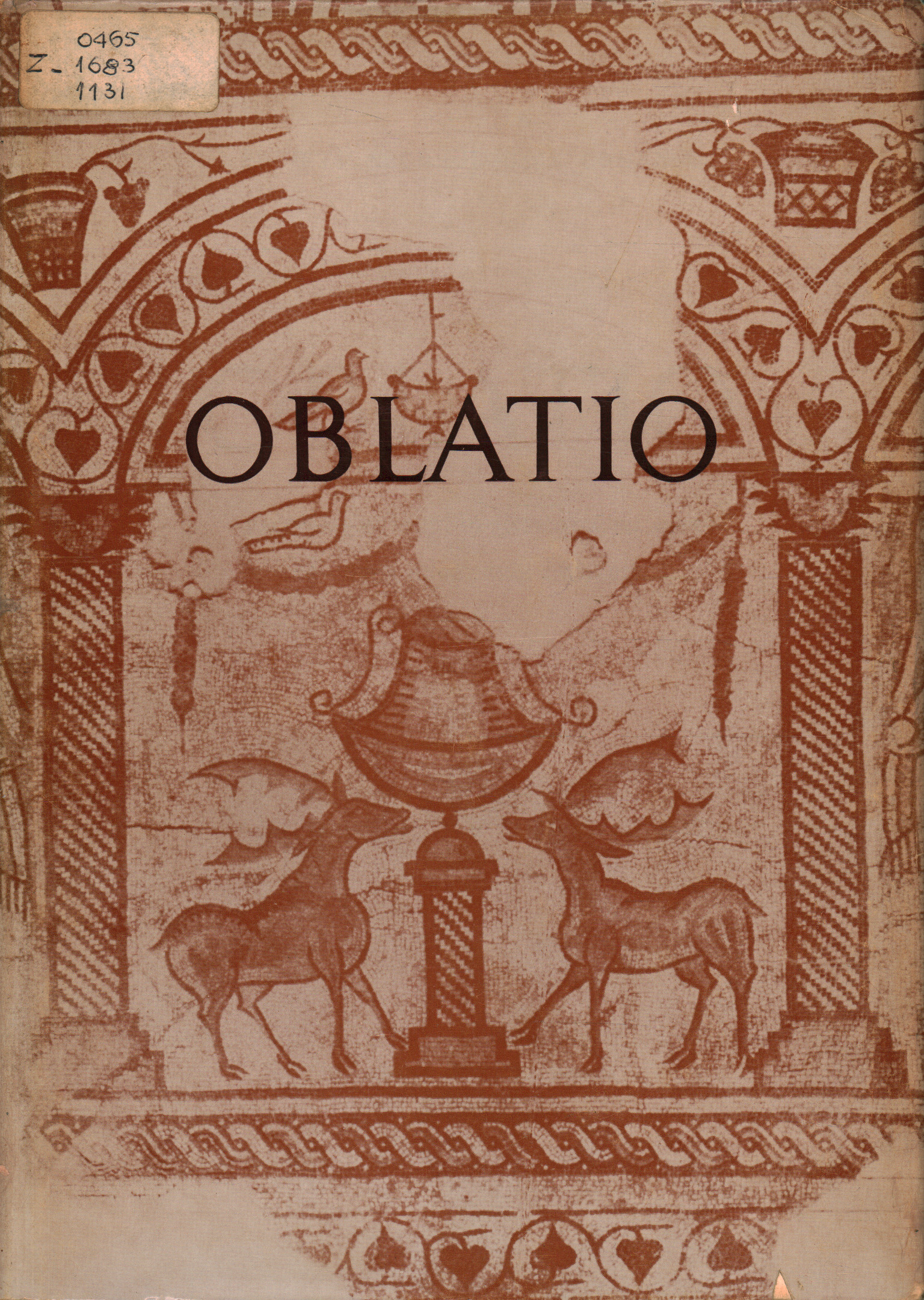 Oblatio. Raccolta di studi di antichit%C