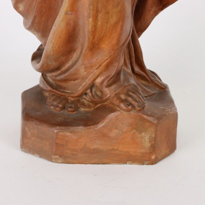 Skulptur Heiliges Subjekt Terrakotta Italien XX Jhd
