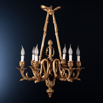 Lustre Bronze France XIX Siècle