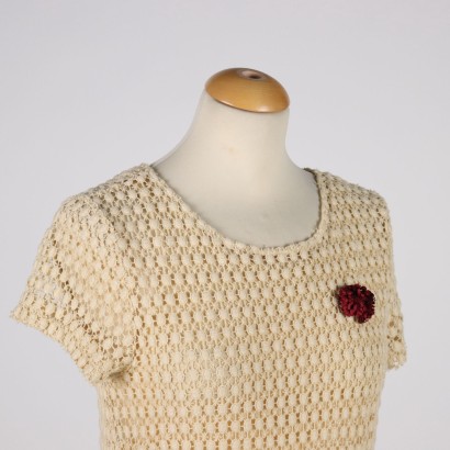 ottod'ame, ottodame, abito, abito crochet, abito pizzo, abito ottod'ame, made in italy,Abito Crochet Ottod'Ame