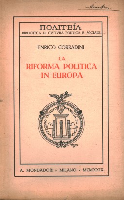 La riforma politica in Europa