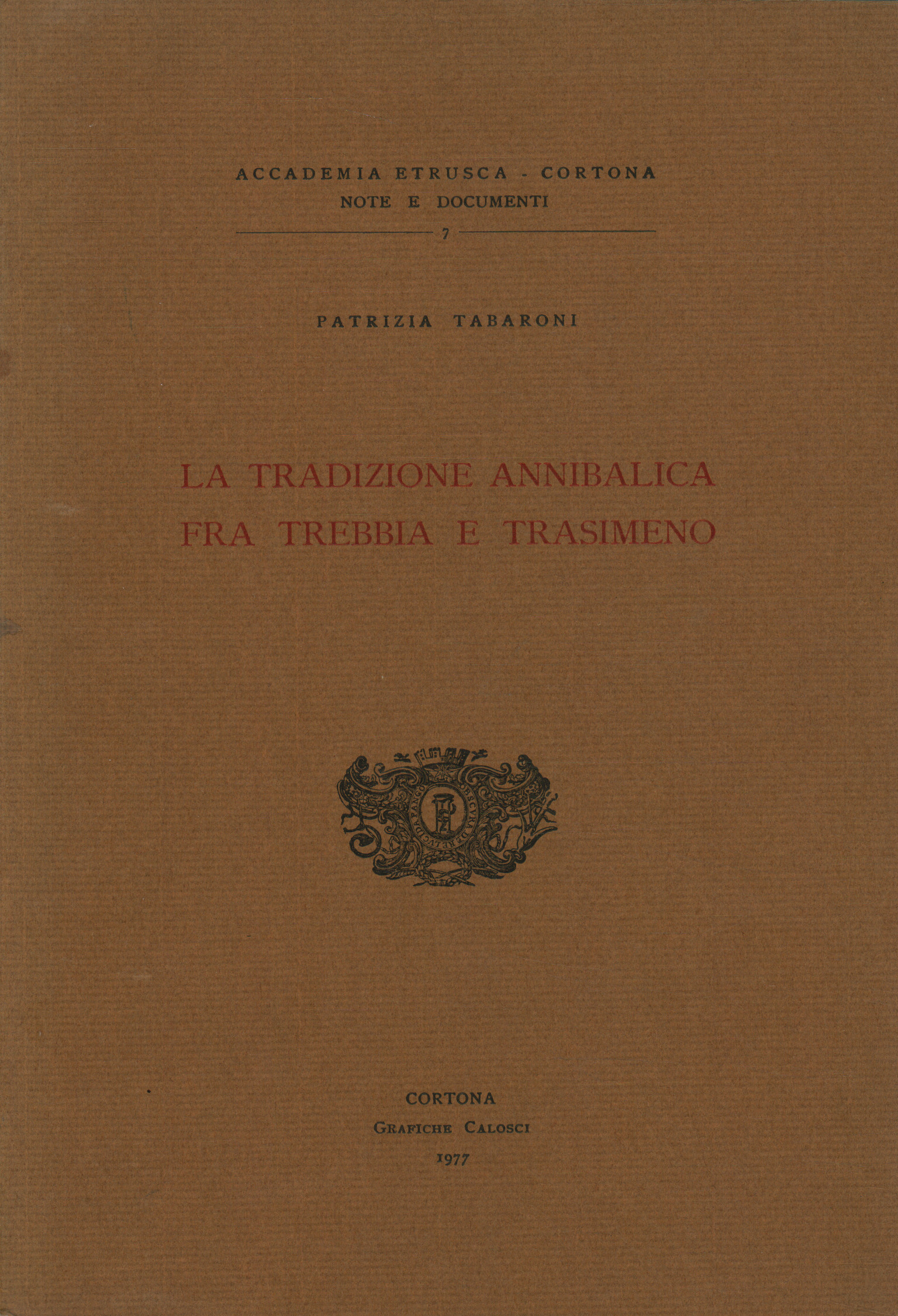 La tradición aníbal entre Trebbia y%2