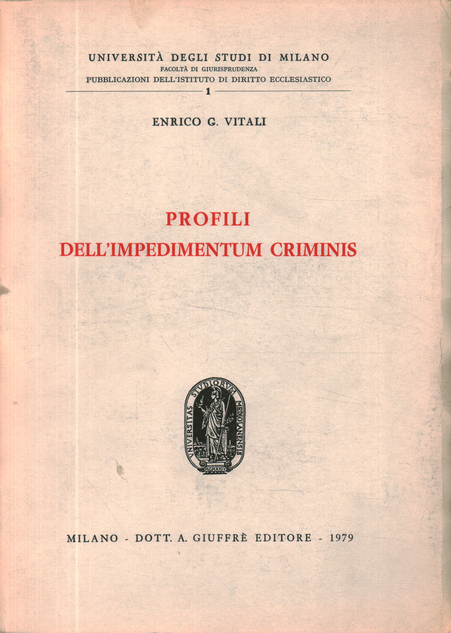 Profils de l'impedimentum criminis