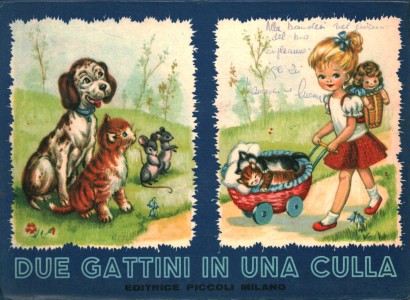 Due gattini in una culla (Libro pop up)