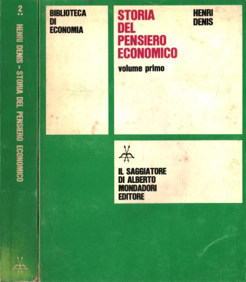 Storia del pensiero economico ( 2 Volumi)