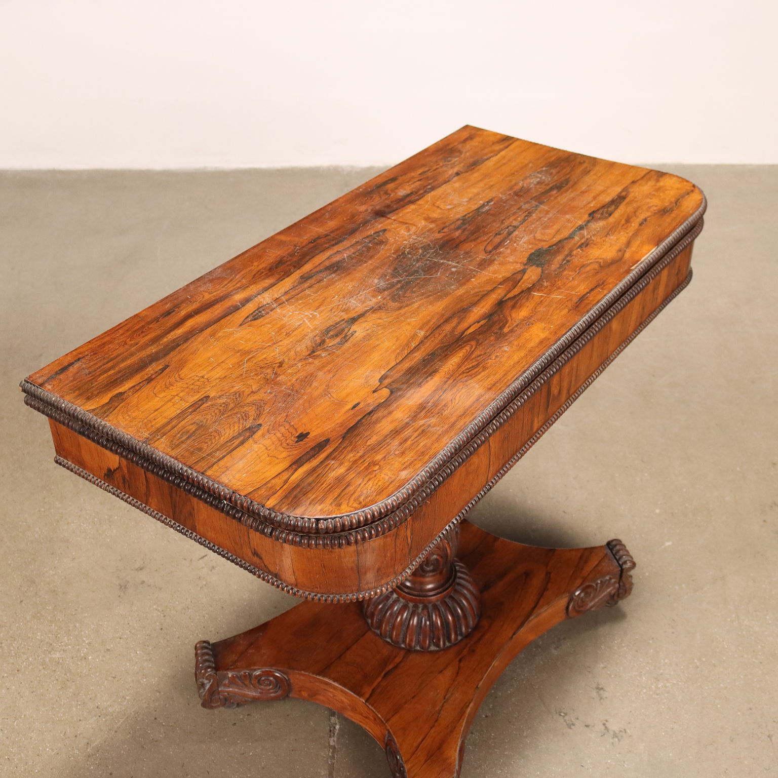 Tavolino da Gioco Inglese Vittoriano, Inghilterra Secondo Quarto XIX  Secolo, Antiquariato, Tavolini
