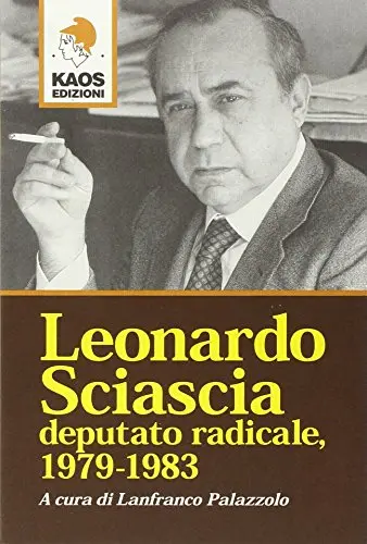 Image of Leonardo Sciascia, 1983 (b/w photo)