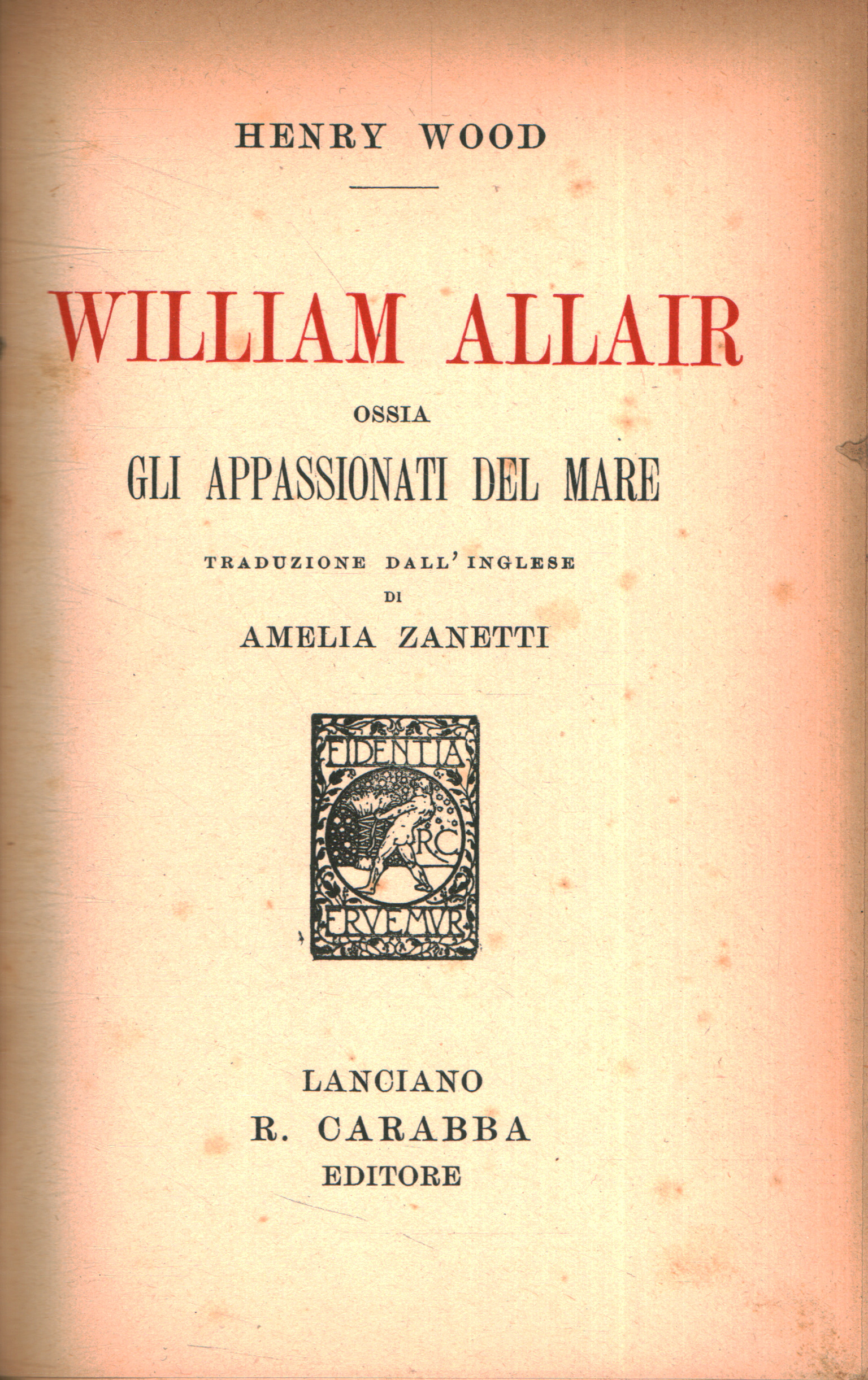 William Allair ossia gli appassionati de