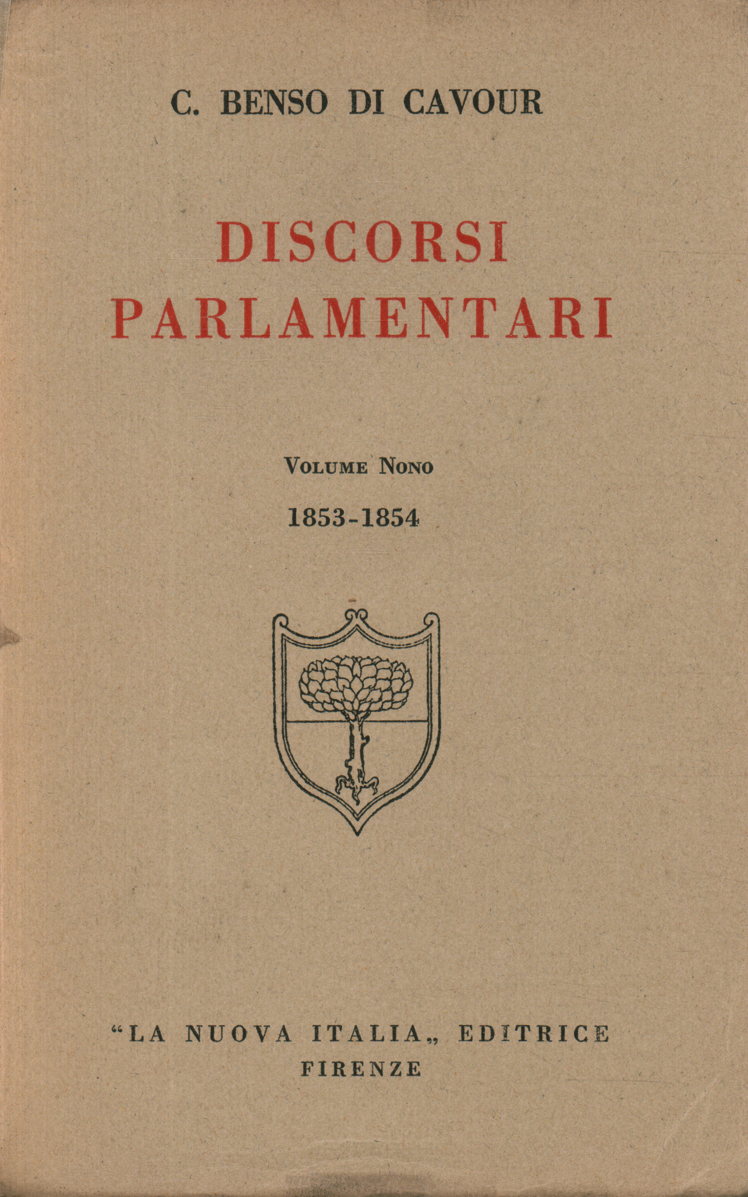 Discours parlementaires. 1853-1854 (Tome I