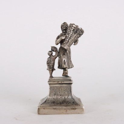 Pair of Silver Figures Italy XIX Century