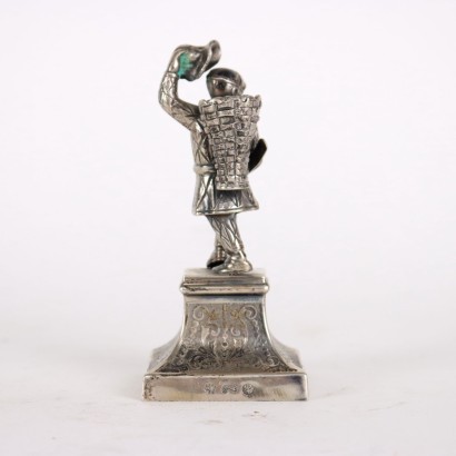 Pair of Silver Figures Italy XIX Century