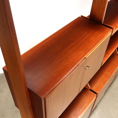 Bookcase Mahogany Italy 1960s