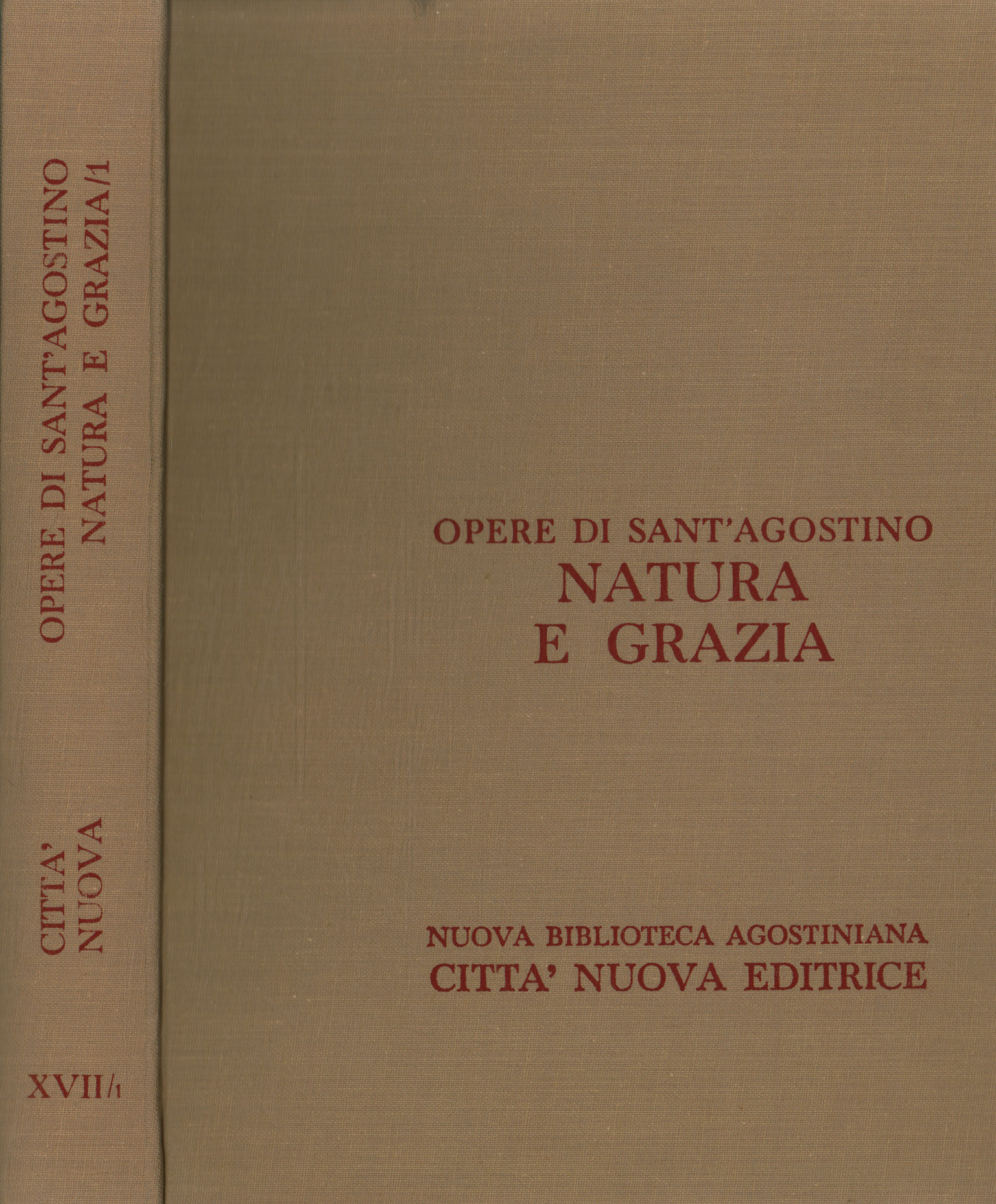 Obras de Sant'Agostino. Naturaleza