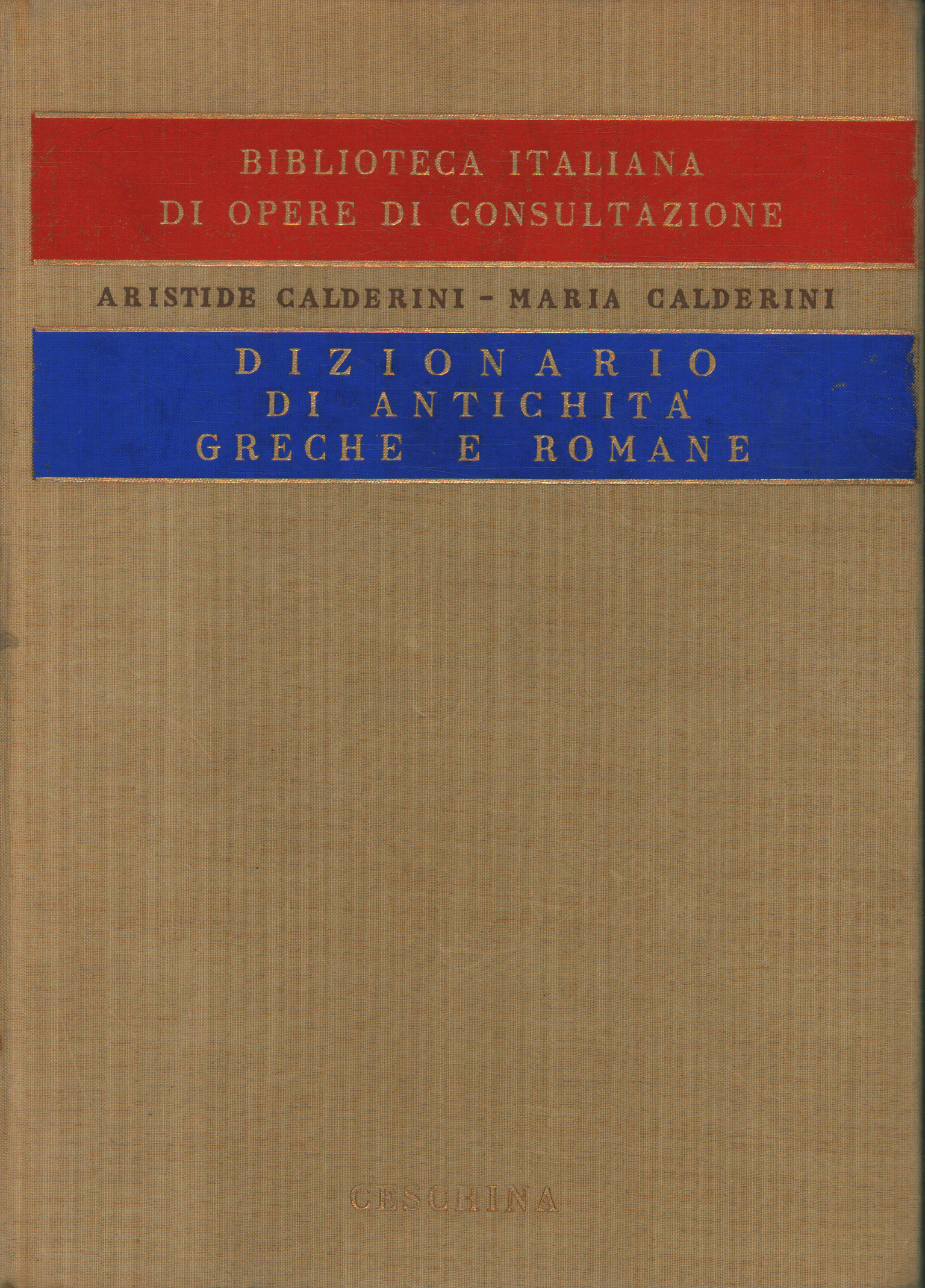 Dizionario di Antichità Greche e Ro