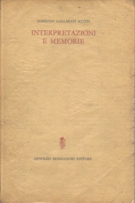 Interpretazioni e memorie