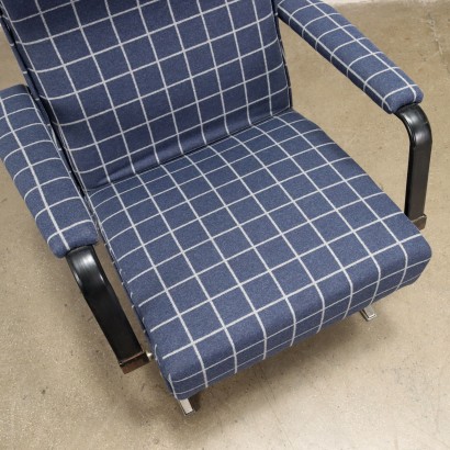 Fauteuil avec Repose-Pieds Formanova Tissu Italie Années 1960