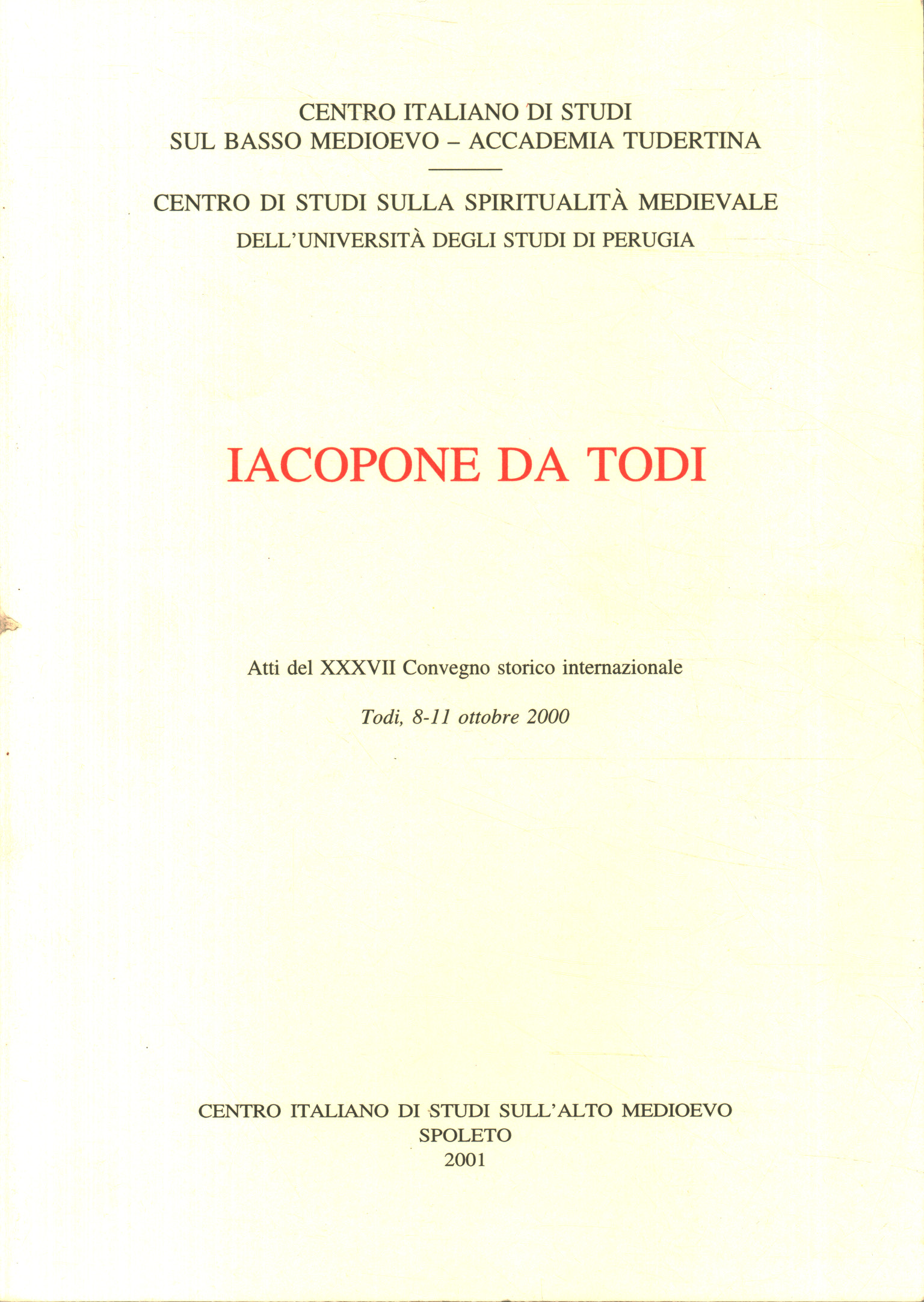 Iacopone from Todi