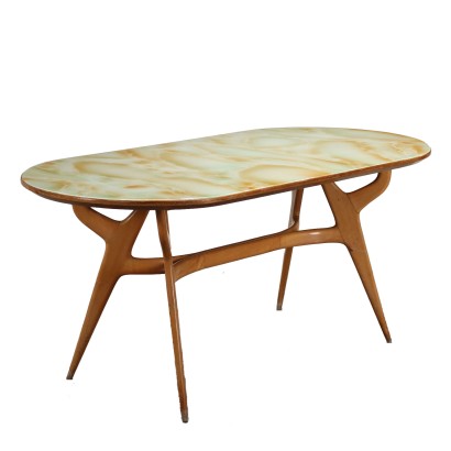 Table Hêtre Italie Années 1950-1960