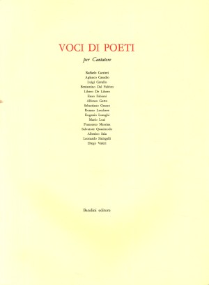 Voices of poets for Cantatore